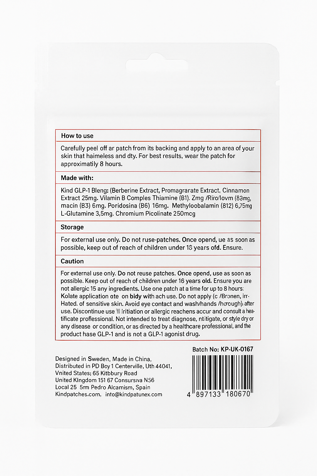 Berberine Patches: Premium Weight Management Support (Formally GLP-1)
